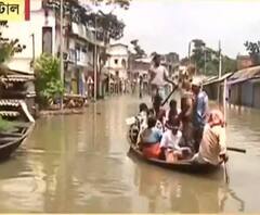 প্রবল বৃষ্টিতে বাড়ছে কংসাবতী ও শিলাবতী নদীর জল, জলবন্দী ঘাটাল, ডিঙি-নৌকোই এখন ভরসা 