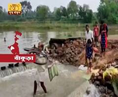 ঘাড়ে সাইকেল নিয়ে পারাপার! শালী নদীর ওপর জীর্ণ সেতুতে জেরবার বাঁকুড়াবাসী