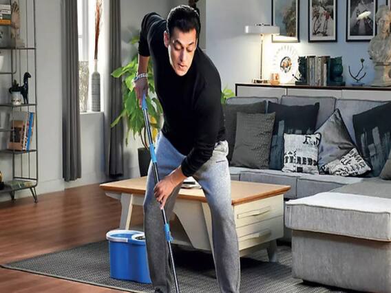 Bigg Boss 14: Salman Khan sweeps the floor for upcoming promo