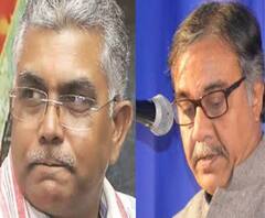 করোনা সংক্রমণ নিয়ে রাজ্যকে কটাক্ষ দিলীপ ঘোষের, সঠিক তথ্য জানেন না, পাল্টা তাপস রায়