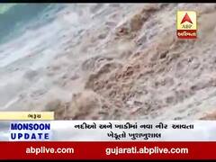 ઉપરવાસમાં વરસાદના કારણે ભરૂચના નેત્રંગ પંથકમાં નદીમાં નવા નીર આવ્યા