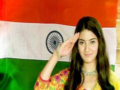 Television actors sing National Anthem on Independence Day