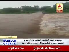 તાપીઃ ભારે વરસાદને પગલે ડોલવણ તાલુકાનો લો લેવલ પુલ પાણીમાં ગરકાવ, જુઓ વીડિયો 