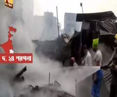 বারুইপুরে অগ্নিকাণ্ডের পর এলাকা পরিদর্শনের সময় সুজন চক্রবর্তীকে হেনস্থার অভিযোগ তৃণমূলের বিরুদ্ধে