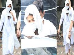 Sushant Case: CBI के सवालों का सामना करने के लिए घर से निकलीं Rhea Chakraborty