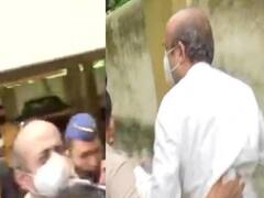 Sushant Case: ED की पूछताछ से पहले बैंक पहुंचे Rhea के पिता Indrajeet Chakraborty