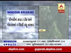 નવસારીઃ ચીખલીમાં સાડા ત્રણ ઇંચ અને ખેરગામમાં ત્રણ ઇંચથી વધુ વરસાદ