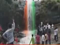 Rajasthan: Waterfall flows in tricolor in Jodhpur | 7 Ka Panch