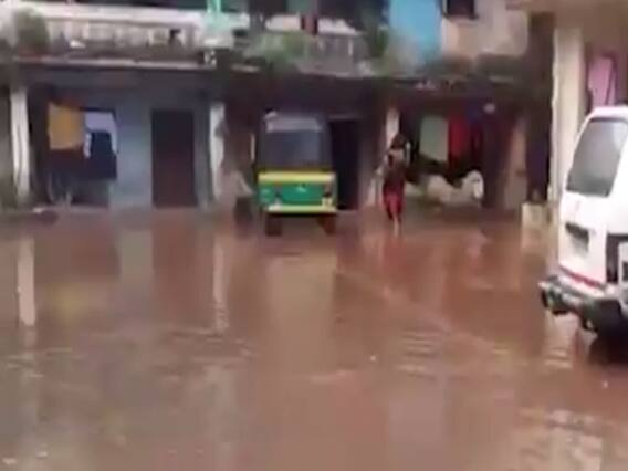 સુરતના પલસાણામાં ધોધમાર વરસાદથી કેટલાક વિસ્તારોમાં ભરાયા પાણી, જુઓ વીડિયો 