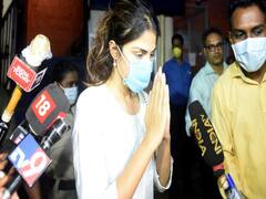 Rhea Chakraborty being interrogated for the past 3 hours