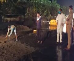 Thane Pothole Issue | मुंख्यमंत्री येण्याआधी ठाण्यातले रस्ते खड्डेमुक्त