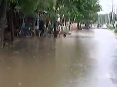 વરસાદના કારણે અમદાવાદના ચાંદખેડાના રસ્તાઓ તળાવમાં ફેરવાયા, જુઓ વીડિયો