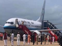When PM Narendra Modi arrived in Lucknow from Delhi