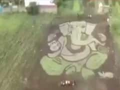 गणपति बप्पा की महाराष्ट्र के शोलापुर की तस्वीरें... वायरल हुआ वीडिओ 