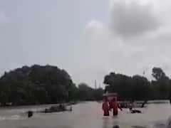 દેવભૂમિ દ્વારકા: જામરાવલ-ભાટિયાને જોડતા માર્ગ પર પાણી ફરી વળતા બંધ કરાયો, જુઓ વીડિયો 