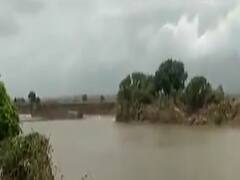 રાજકોટના ઉપલેટા તાલુકાના ભીમોરા ગામે ભાદર નદીનો ચેકડેમ તૂટ્યો, જુઓ વીડિયો