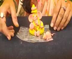 Bappa Majha 2020 | चिकणमातीनं बनवली बाप्पाची प्रतिमा, वैजू नं.1च्या सेटवर गणेशोत्सवाची तयारी