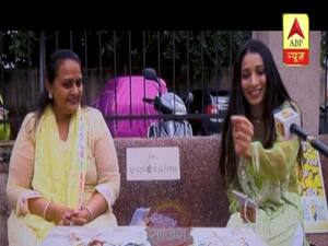 Vrushika Mehta learns to make Rakhi from Vandana Vithlani 