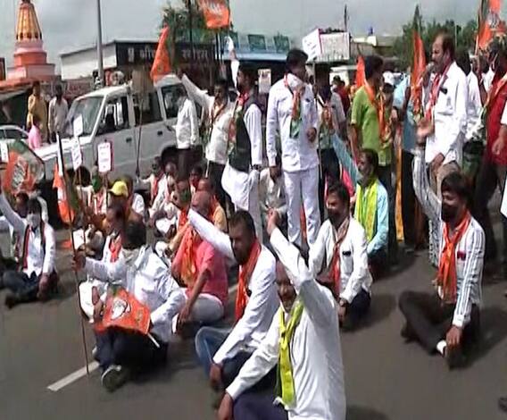 Maharashtra BJP Protest Milk Rate | नाशिक-मुंबई महामार्गावर भाजपचा रास्तारोको