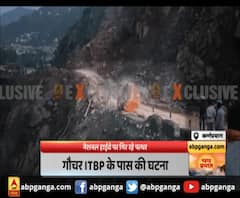 देखें, नेशनल हाईवे पर गिरे बड़े-बड़े पत्थर। Uttarakhand News