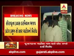 જૂનાગઢમાં એક શખ્સે કપડા ઉતારીને સી. આર પાટીલનો વિરોધ કરવાનો કર્યો પ્રયાસ, જુઓ વીડિયો 