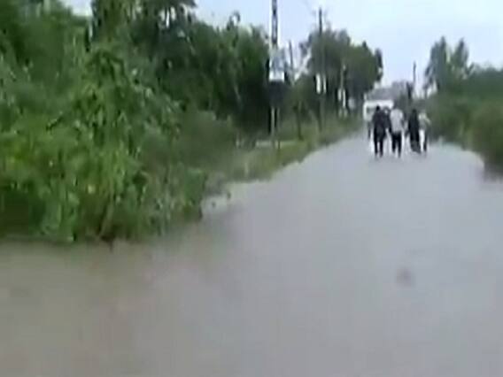  ભારે વરસાદથી રાજકોટના લક્ષ્મીનગર અને રેલનગરના ગરનાળામાં પાણી ભરાયા