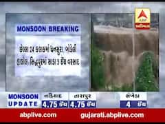 છેલ્લા 24 કલાકમાં રાજ્યના આ આઠ જિલ્લાઓમાં 4 થી 6 ઇંચ વરસાદ વરસ્યો, જુઓ વીડિયો