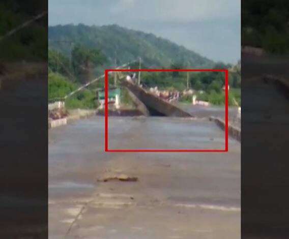 Nagpur Flood | सालई यथे दोन वर्षांपूर्वी बांधलेला पेंच नदीवरील पूल वाहून गेला