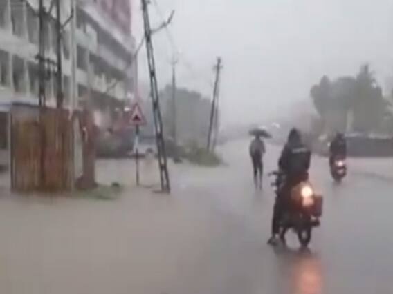 સુરતના ગ્રામ્ય વિસ્તારોમાં ધોધમાર વરસાદ, જુઓ વીડિયો 