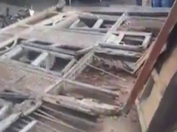  ધોધમાર વરસાદથી રાજકોટના ધોરાજીમાં જૂના મકાનનો ભાગ થયો ધરાશાયી, જુઓ વીડિયો