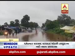 ધોધમાર વરસાદ વરસતા માંડવી તાલુકાના નદી નાળા છલકાયા, જુઓ વીડિયો