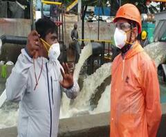 BMC Commissioner Iqbal Chahal | मुंबई पालिका आयुक्तांकडून पावसाच्या परिस्थितीची पाहणी