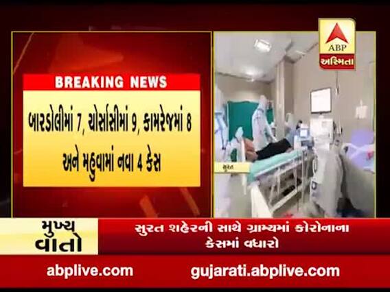 સુરત ગ્રામ્યમાં આજે કોરોનાના નવા 46 કેસ નોંધાયા, જુઓ વીડિયો 