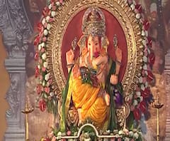 Mumbai GSB Ganesha | मुंबईतील श्रीमंत जीएसबी मंडळाच्या गणेशाचं साधेपणानं आगमन