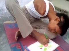 Meet Gopal Dikshit who writes with his feet