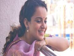 Actress Kangana Ranaut leaves for Manali from Mumbai