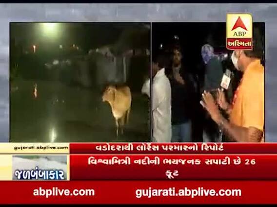 ઉપરવાસના પાણી વડોદરા માટે બની શકે છે આફત, વિશ્વામિત્રી નદી ભયજનક સપાટી નજીક, જુઓ વીડિયો