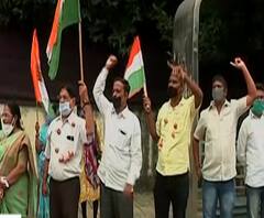 Maratha community Protests | नाशिकमध्ये आमदारांच्या घराबाहेर मराठा समाजाचे आंदोलन