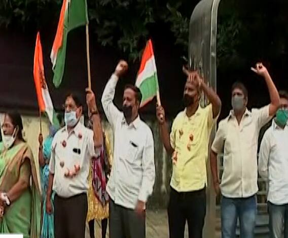 Maratha community Protests | नाशिकमध्ये आमदारांच्या घराबाहेर मराठा समाजाचे आंदोलन