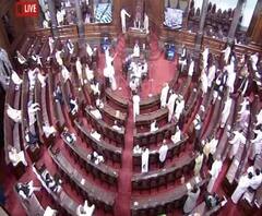 Rajya Sabha Ruckus | राज्यसभेत गोंधळ घालणाऱ्या 'या' आठ खासदारांचं निलंबन