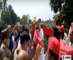 Baghpat: सपा नेता अभवीर यादव नजरबंद, भड़के कार्यकर्ता | ABP Ganga