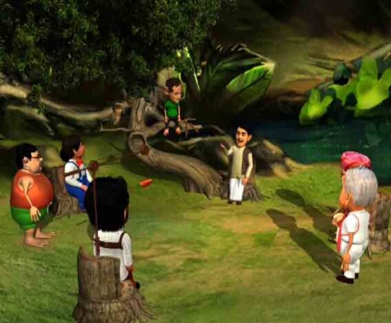 রাজনৈতিক তরজায় আবোল তাবোলের চরিত্ররা, দেখুন 'সব চরিত্র কাল্পনিক' 