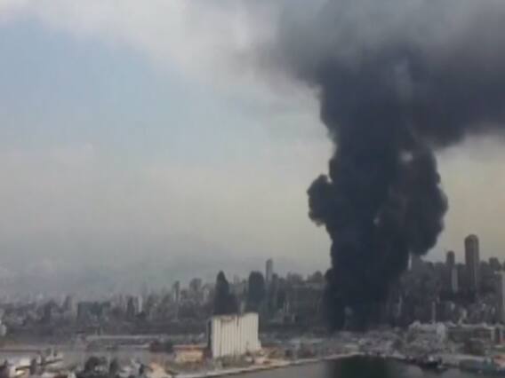 Month after explosion, major fire breaks out at Beirut port