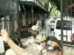 Rhea Chakraborty reaches Sion hospital for medical test 