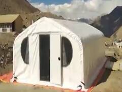 સેનાના જવાનો માટે તૈયાર કર્યું હેબીટાટ, બરફીલા, ઉંચાઈવાળા સ્થળે રાહત મળશે, જુઓ વીડિયો