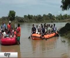 Chandrapur Floods | चंद्रपूरच्या गोसेखुर्द धरणातून विसर्ग कमी, पुराचं पाणी ओसरायला सुरुवात
