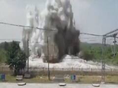 जबलपुर में रेलवे स्टेशन के पास हुआ भयंकर धमाका, देखें वीडियो