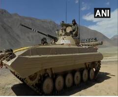 পূর্ব লাদাখে প্রকৃত নিয়ন্ত্রণরেখার কাছে ট্যাঙ্ক মোতায়েন ভারতীয় সেনার