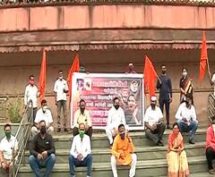 Maratha Reservation | आरक्षण स्थगिती विरोधात नरेंद्र पाटलांच्या नेतृत्वात नवी मुंबईत आंदोलन