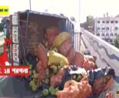 মহেশতলা-মগরাহাটে জোড়া দুর্ঘটনায় মৃত ৪ 